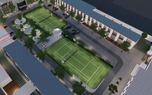 鼎石元素数字文化产业园全景图 